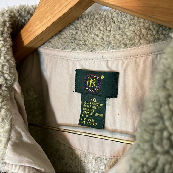 Vintage Club Room Sweater Men's XXL Pullover Long Sleeve 1/4 Zip - Picture 4 of 6